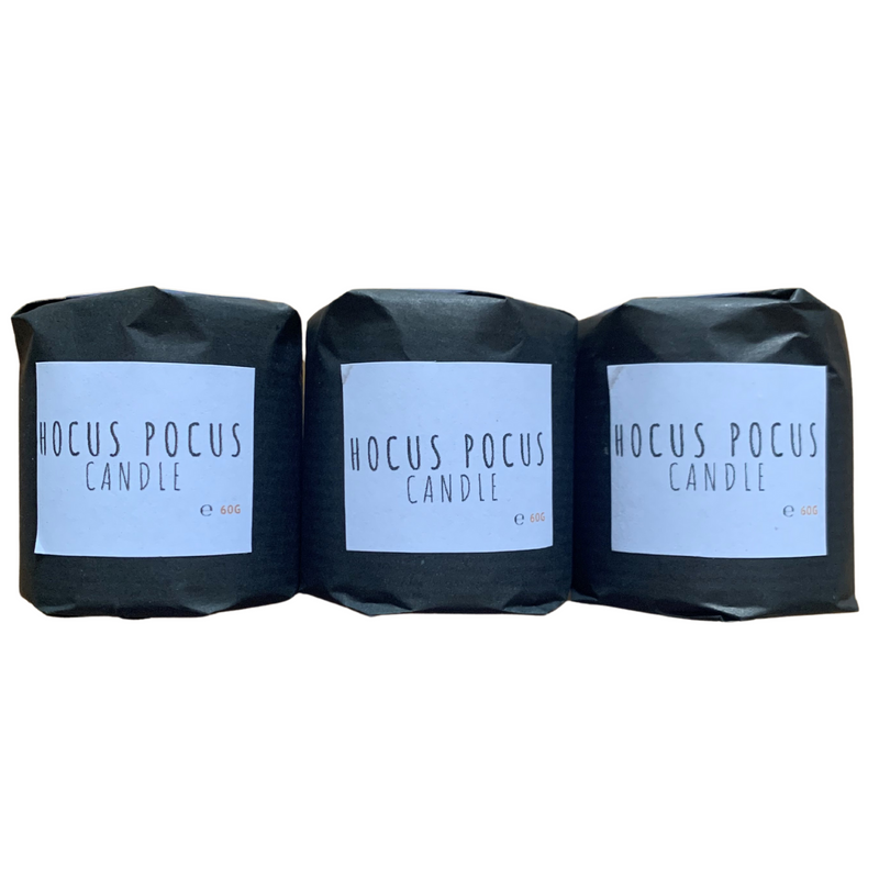 Ethical House Halloween Special Hocus Pocus Candle. Vegan, Cruelty Free and Eco-Friendly Candle.