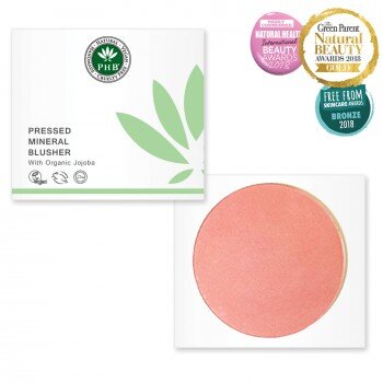 PHB Ethical Beauty Blusher available in 7 shades. Vegan, Cruelty Free, Eco-Friendly and Organic Blusher