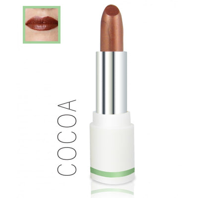 PHB Ethical Beauty Award Winning Lipstick. Vegan, Cruelty Free, Eco-Friendly and Organic Lipstick in Shade Cocoa.