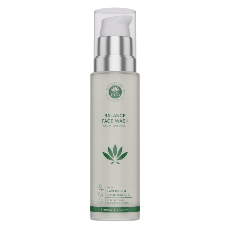 PHB Ethical Beauty Balance Face Wash. Vegan, Cruelty Free, Eco-Friendly and Organic Face Wash. Suitable for Combination Skin Type.