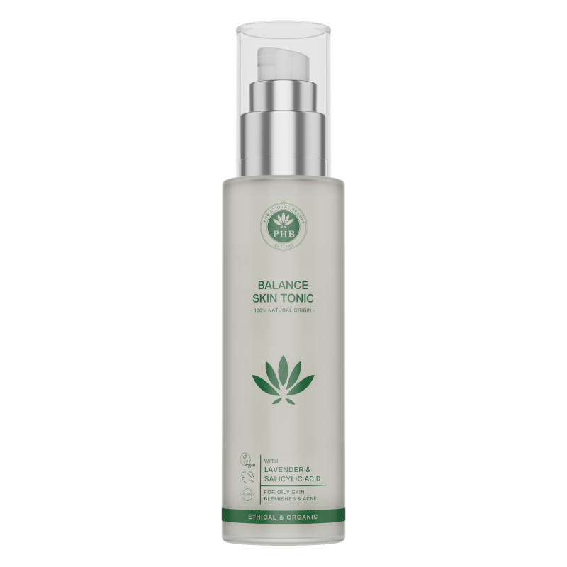 PHB Ethical Beauty Balance Skin Tonic. Vegan, Cruelty Free, Eco-Friendly and Organic Skin Tonic/Toner. Suitable for Combination and Oily Skin Type.