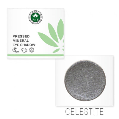 PHB Ethical Beauty Pressed Mineral Eye Shadow. Vegan, Cruelty Free, Eco-Friendly and Organic in shade Celestite.