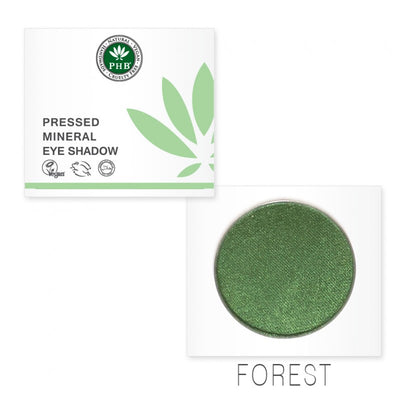 PHB Ethical Beauty Pressed Mineral Eye Shadow. Vegan, Cruelty Free, Eco-Friendly and Organic in shade Forest