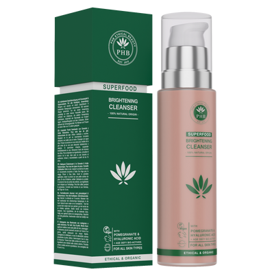 PHB Ethical Beauty Superfood Cleanser. Vegan, Cruelty Free, Eco-Friendly and Organic Cleanser