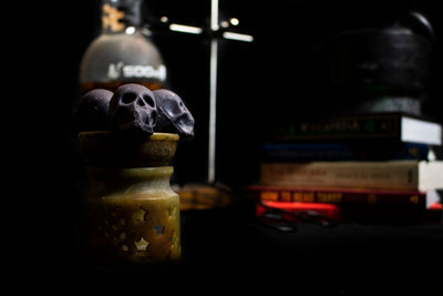 Ethical House Halloween Special Skull Soya Wax Melt. Vegan, Cruelty Free and Eco-Friendly Wax Melt